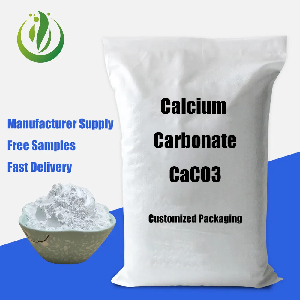 Calcium Carbonate Bag 90% Test Lime Bulk 50nm Thick Stone Plant Coral China Fillar Pellet DC 97P 90M 200 800 1250 Mesh 400