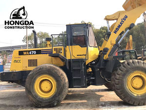 Chargeuse sur pneus d'occasion KOMATSU WA470-3 en bon état de fonctionnement Machine japonaise originale de haute qualité à vendre à des prix abordables - Product Image 2