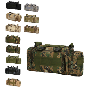 Поясная сумка Molle с индивидуальным логотипом для мужчин, сверхпрочная, для спорта и активного отдыха – чехол для телефона на молнии для кемпинга и охоты - Product Image 2