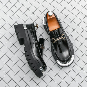 Expédition retardée : Chaussures pour hommes taille 38-46, chaussures en cuir tendance, mocassins blancs pour hommes, chaussures de mariage élégantes - Product Image 5