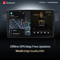 Junsun Carplay Radio mobil otomatis Android untuk Renault Trafic Nissan Primastar J4 Opel Vivaro X83 2010-2014 Unit kepala pemutar DVD Mobil