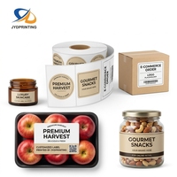Gepersonaliseerde stickers vinyl print op maat gemaakte tropische fruit stickers (druif, kers, ananas) voor draagbare drinkzakken