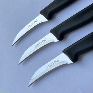 Thép Không Gỉ Nhựa Xử Lý Thân Thiện Với Môi Trái Cây Dưa Peeler Dao Với Cong Thiết Kế Cho Hộ Gia Đình Nhà Bếp Sử Dụng - Product Image 3