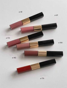 Set de Maquillaje Labial de Doble Punta para Mujer, Venta al por Mayor de Fábrica y Popular, Brillo Labial Vegetariano Efecto Terciopelo 8ML - Product Image 3