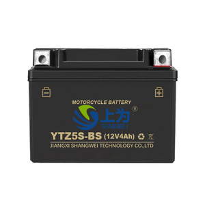 แบตเตอรี่มอเตอร์ไซค์ Shangwei Ytz5s Bs 12V 4Ah แบตเตอรี่ตะกั่ว-กรด ไม่ต้องบำรุงรักษา สำหรับมอเตอร์ไซค์ - Product Image 2