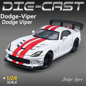 XLG Diecast 1:24 vecchio modello di <span class=keywords><strong>auto</strong></span> in lega di vipera con suono e luce Pullback porta aperta Display giocattolo collezione regalo modello di <span class=keywords><strong>auto</strong></span> - Product Image 2