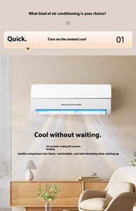 Climatiseur à fréquence variable 12000BTU 18000BTU 24000BTU, efficacité énergétique de première classe, alimentation CA, économie d'énergie, chauffage rapide - Product Image 6