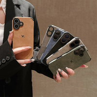 Nouvelle coque de téléphone pour iPhone 16 Pro Max 14 13 12 11 Pro X XS Xr, vente en gros, design minimaliste à trous fins, protection anti-chute