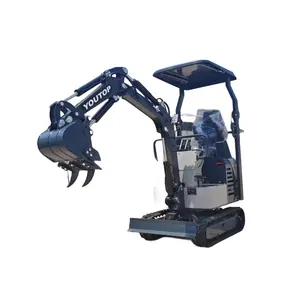 micro newly designed crawler 1 2 1.5 3 Ton Small Micro excavator Digger electric post hole digger