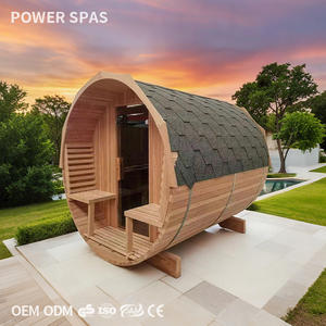 2025 Thiết Kế Hiện Đại Trong Nhà-Ngoài Trời Bằng Gỗ Khô Tắm Hơi Hồng Ngoại Bếp Đẹp 2-4 Người Tắm Hơi Nhà Truyền Thống Suna Với Ozone - Product Image 1