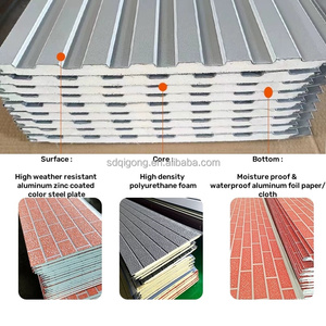 Bon matériau panneau de revêtement en pu panneau mural extérieur panneau isolé en pu pour <span class=keywords><strong>caravane</strong></span> - Product Image 6
