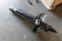 Alat Pemotong Tunggul Pohon Auger Drive Stump Planer Attachment untuk Excavator Skid Steer Loader dengan Gigi Karbida untuk Pembuangan Tunggul