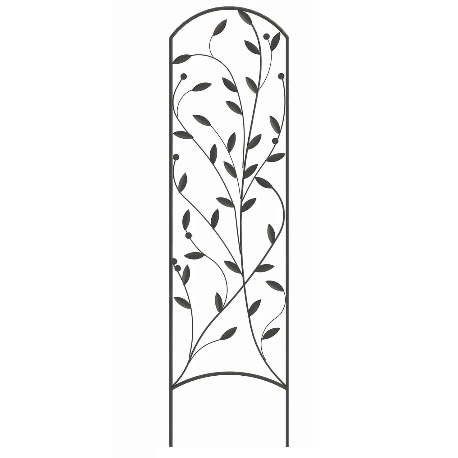 Treliça revestida plástica do aço do jardim home para a planta que cresce o jardim escalada do apoio