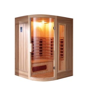 1-persoons Persoonlijke Mini-Cabine Infrarood Infrarood <span class=keywords><strong>Sauna</strong></span> Droge Cabines Binnenshuis Gebruik Met Stoombedieningspaneel Voor Hotelbadkamer - Product Image 2