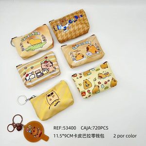 Portamonete Kapibala 11,5x9 cm Portafoglio con design a fumetti per bambini e adulti - Product Image 3