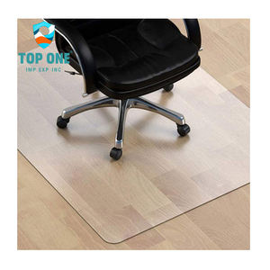 TopOne Thick Waterproof Round Computer Tempered Table Clear Transparent <b>Protective</b> <b>Floor</b> Carpet Chair Mat - Product Image 1
