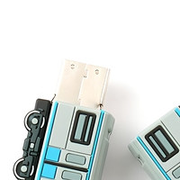Clé USB en forme de train, en PVC souple, USB 2.0, 2 Go, stockage de données original