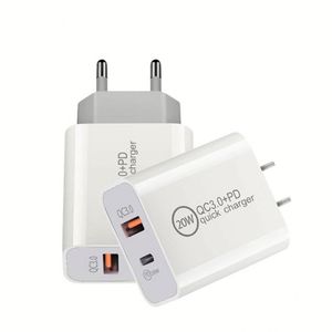 US/EU Socket Fast Charger 20W USB-<b>C</b> Power <b>Adapter</b> Supply <b>Type</b> <b>C</b> Wall Charger for Mobile Phone Charger Block - Product Image 6