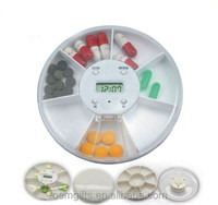 Boîte à pilules promotionnelle 7 compartiments avec alarme LCD multifonction