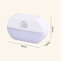 Lampe de nuit LED magnétique rechargeable à intensité variable avec détecteur de mouvement TAIKOO pour la maison, lampe murale pour chambre d'enfant