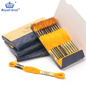 100% Cotton 26S/2*6 12 cái/hộp 482 Màu Sắc Nhuộm Mô Hình Tay Dệt <span class=keywords><strong>Cross</strong></span> Stitch Chủ Đề 8 mét/cái Cho May Và Tự Làm Thêu - Product Image 1