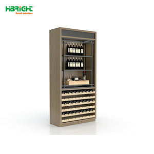 ตู้โชว์ไวน์ไม้ยอดนิยม Highbright สำหรับร้านขายสุราและซูเปอร์มาร์เก็ต - Product Image 2