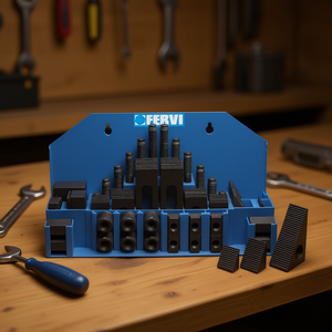 Kit de Almacenamiento de Herramientas Fervi con Compartimentos Organizados para Uso en Taller - Product Image 3