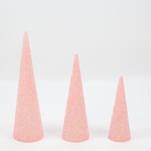 Wholesale Plastic Glitter <strong>Christmas</strong> <strong>Tree</strong> <strong>Cones</strong> for Home Holiday Mall Decorations - Product Image 4