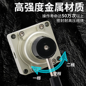 วาล์วควบคุมแก๊สแบบแมนนวล Li yuan Hv200b ขนาดพอร์ต 1/2 นิ้ว พร้อมคันโยกสำหรับระบบลม - Product Image 2