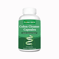 Cápsulas de Limpieza de Colon de Marca Privada OEM, Suplemento Dietético que Apoya la Absorción de Nutrientes y Promueve la Salud del Colon para Adultos