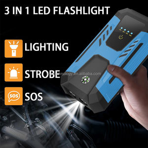 22200mWh Jump Starter - <span class=keywords><strong>12V</strong></span> Car <span class=keywords><strong>Battery</strong></span> Booster Pack com USB-C PD, luz LED e proteção contra sobrecarga - Product Image 3