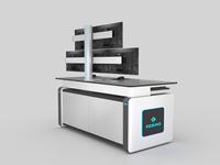 Console de contrôle de salle de trading financière Kesino de haute qualité, design ergonomique, réglable en hauteur