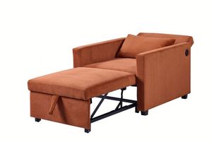 Multi-Functional Adjustable Dual-Use <b>Sofa</b> <b>Bed</b> Modern Emory Sponge Futon Folding Futon for Bedroom Hotel Living Room - Product Image 4