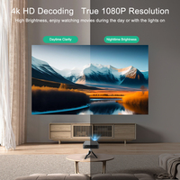 Proyector de cine en casa para exteriores con Android y pantalla inalámbrica directa de fábrica