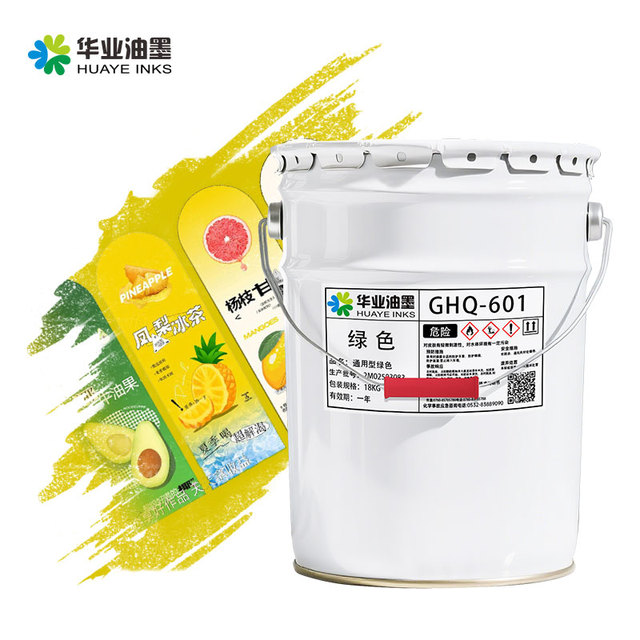 Solvent-based inks for printing labels and shopping bags on plastic bags and packaging materials
