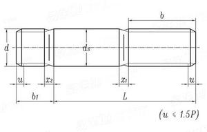 Double-end răng mở rộng mông Threaded <span class=keywords><strong>Rod</strong></span> Đen kết thúc Kẽm Metric vật liệu thép đen Stud Double-headed kết nối <span class=keywords><strong>rod</strong></span> - Product Image 4
