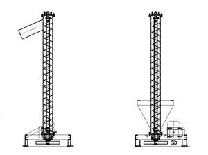Transportador de tornillo vertical Dahan de alta eficiencia para silo de cemento - Product Image 5