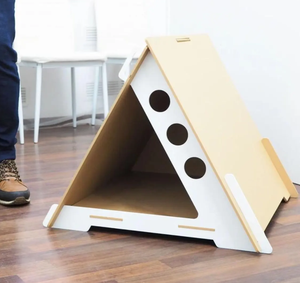Custom Modern Wooden House Easy Assemble <b>Pet</b> Unique Shape <b>for</b> Cats - Product Image 1