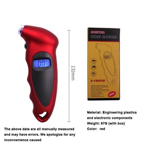 150 PSI kỹ thuật số đo áp suất lốp cho xe ô tô xe tải & xe đạp <span class=keywords><strong>4</strong></span>-thiết lập với màn hình <span class=keywords><strong>LCD</strong></span> hiển thị - Product Image 3