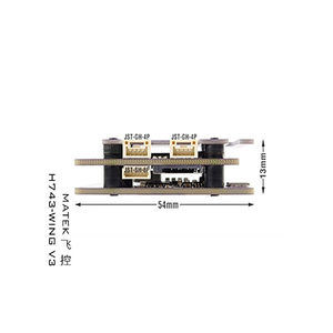 Contrôleur de vol à voilure fixe MATEK H743 WING V3 2-8S avec double gyroscope et prise en charge de double caméra - Product Image 5