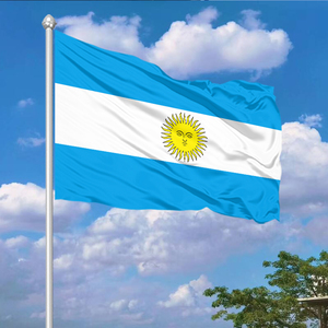 Los fabricantes venden <span class=keywords><strong>3</strong></span>*5ft100% poliéster colores brillantes que no se desvanecen fácilmente en interiores y exteriores bandera <span class=keywords><strong>argentina</strong></span> duradera - Product Image 3