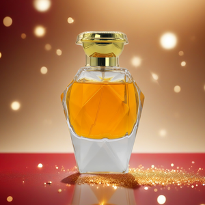Flacon de parfum vide transparent carré à fond épais de 100 ml, très vendu, de haute qualité, avec bouchon <span class=keywords><strong>noir</strong></span>, impression sérigraphique - Product Image 2