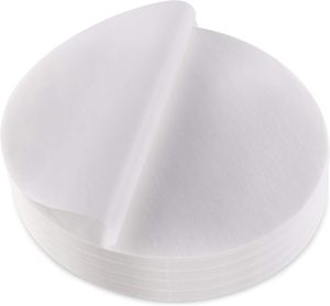 Papiers sulfurés ronds de 9 pouces, non-adhésifs, blancs, pour moules à gâteaux à fond amovible, four grille-pain, micro-ondes, etc. - Product Image 1