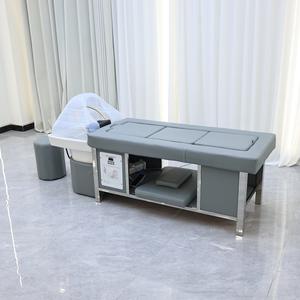 Nuovo Design funzione di riscaldamento Spa <span class=keywords><strong>salone</strong></span> attrezzature lettino da massaggio trattamento <span class=keywords><strong>con</strong></span> <span class=keywords><strong>pietra</strong></span> calda - Product Image 1