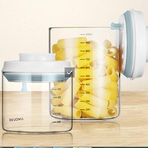 Airtight Food Storage Airtight Kitchen Noodle Storage Containers Set Plastic Canisters With Vacuum Seal Lids