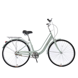 <span class=keywords><strong>Bicicleta</strong></span> Urbana Retro de Una Velocidad para <span class=keywords><strong>Mujer</strong></span>, <span class=keywords><strong>24</strong></span> <span class=keywords><strong>Pulgadas</strong></span>, con Cuadro de Acero y Horquilla de Aleación de Aluminio - Product Image 1