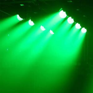 Cabezal móvil LED de haz DMX512 de alta resistencia, 2 unidades en 1 estuche, 19*15W, con zoom, tipo Mac Aura DJ para KTV/clubes/eventos - Product Image 6