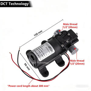 Bomba de Diafragma de Batería de Litio de Retorno Ajustable OEM de Alta Presión RT-195 de 12 V y 72 W CC, 6 L/Min para Tratamiento de Agua - Product Image 2