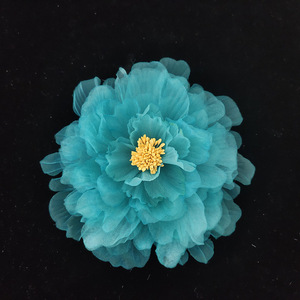 Pince à cheveux originale de style chinois 2025, faite à la main, grande pivoine dégradée, pour maquillage, photographie et coiffure Hanfu - Product Image 4