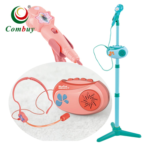 Kit <span class=keywords><strong>musical</strong></span> pour enfants Walkman, microphone d'écoute, karaoké, support de jouet - Product Image 1